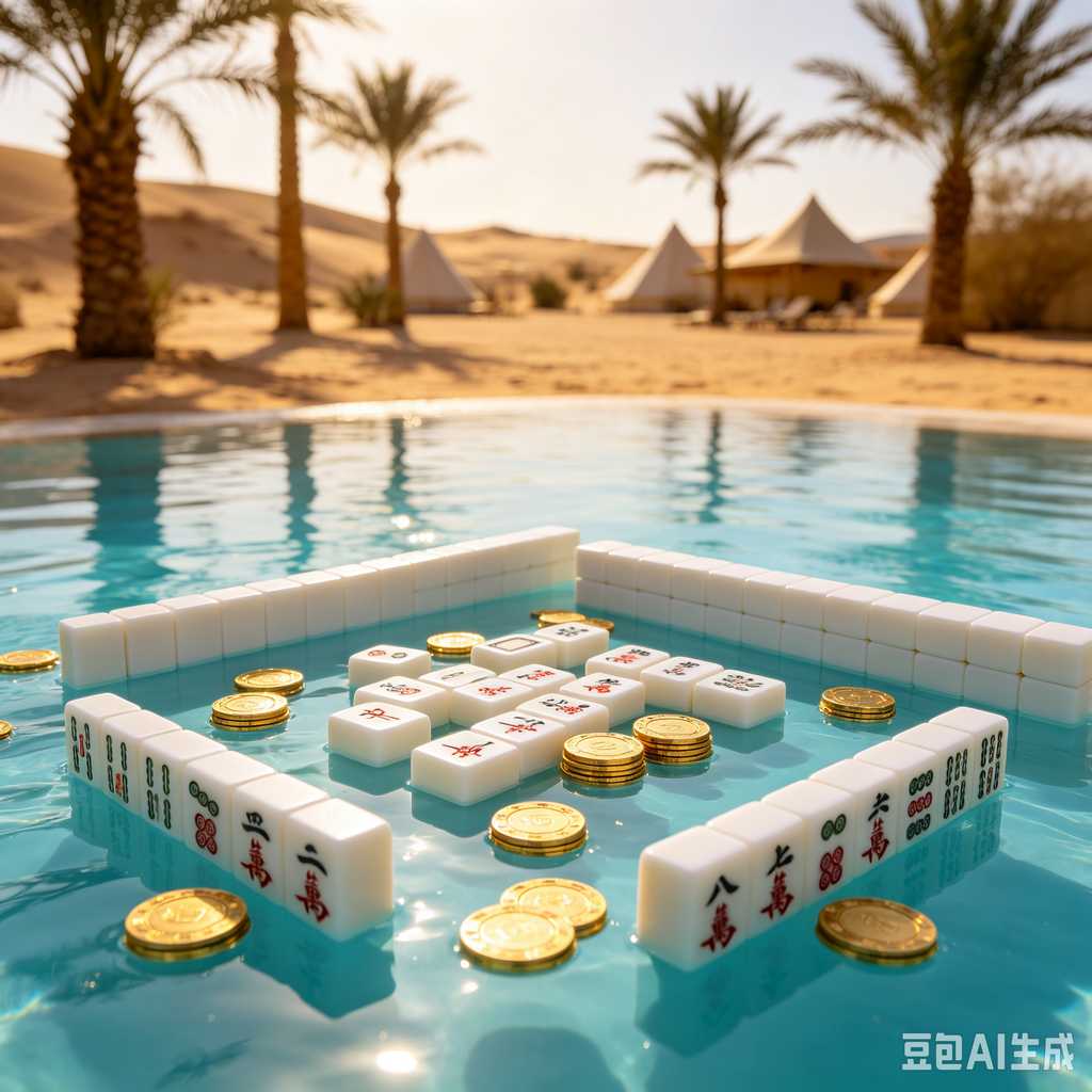 floral design mahjong set