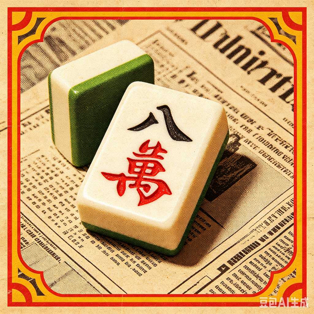indoor leisure game mahjong set
