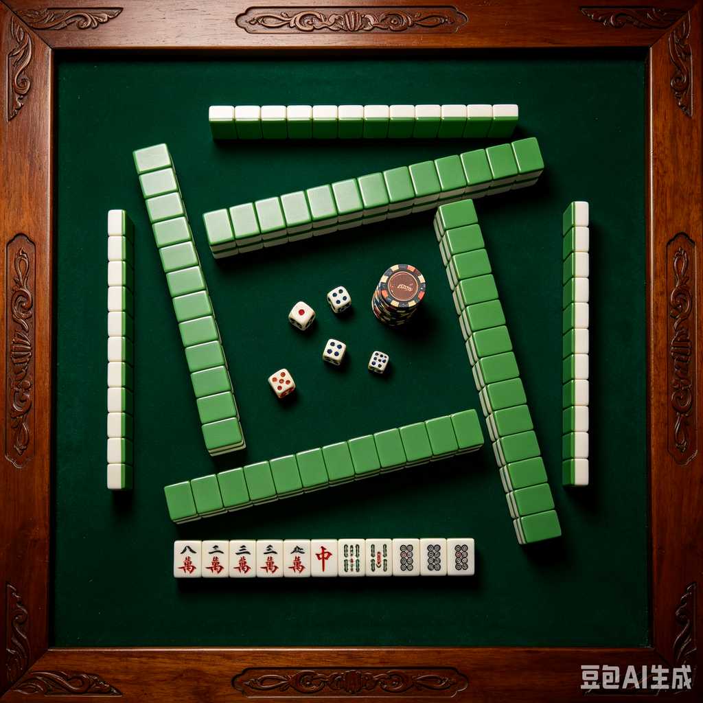 blue crystal mahjong set