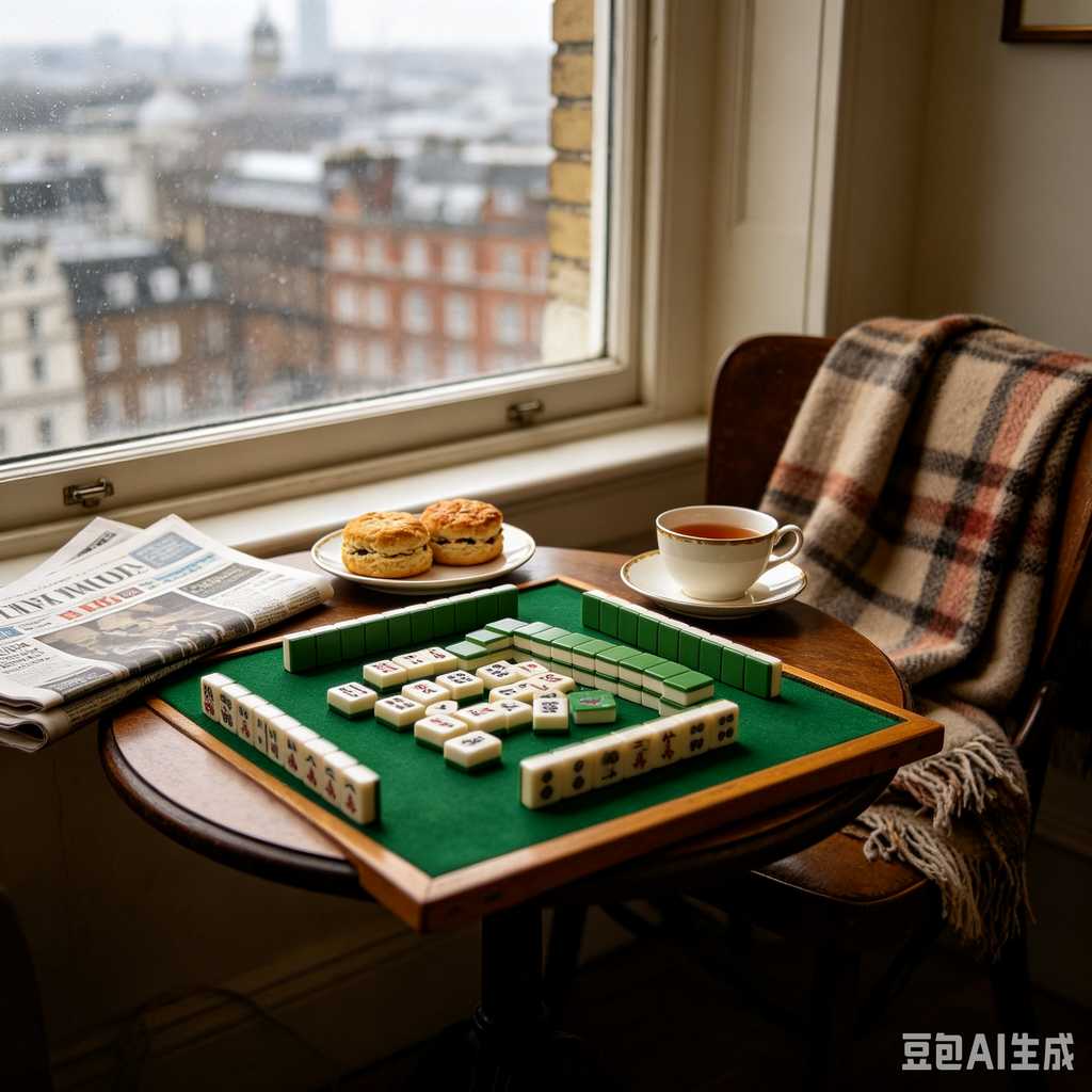 wood mahjong tiles
